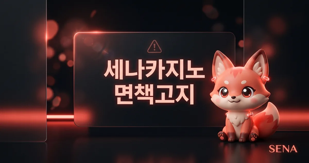 세나카지노 면책 고지