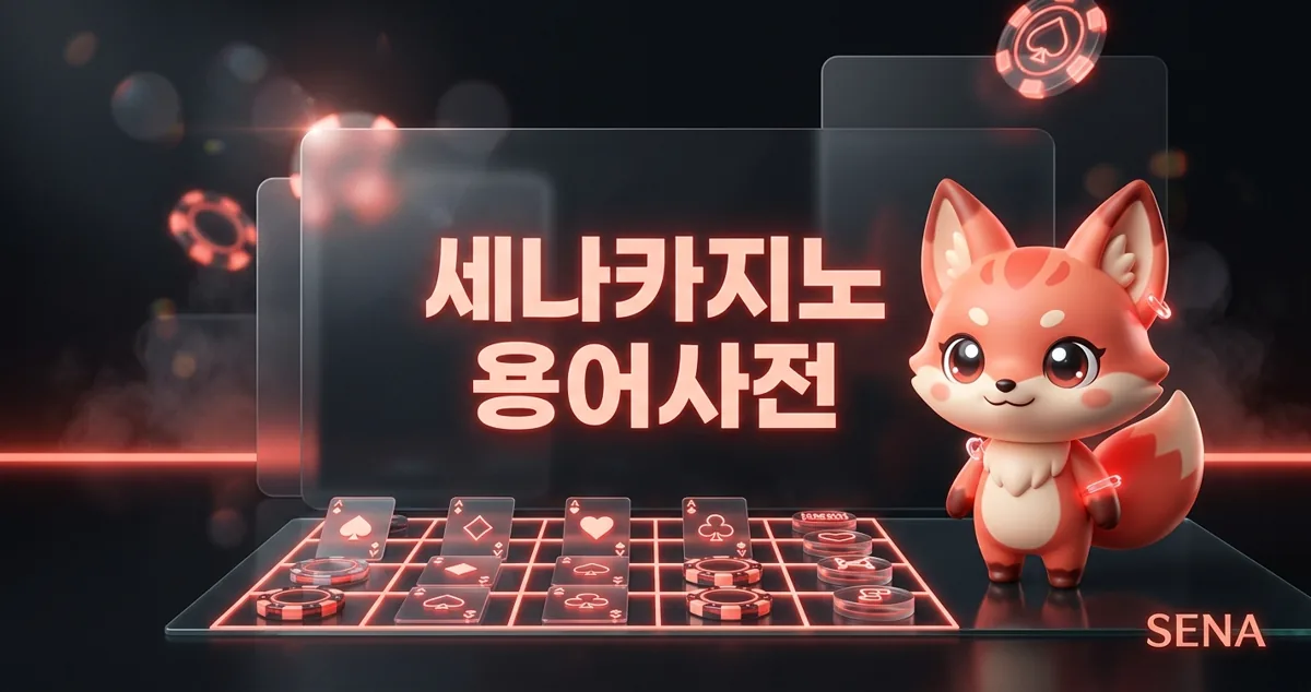 세나카지노 용어 사전