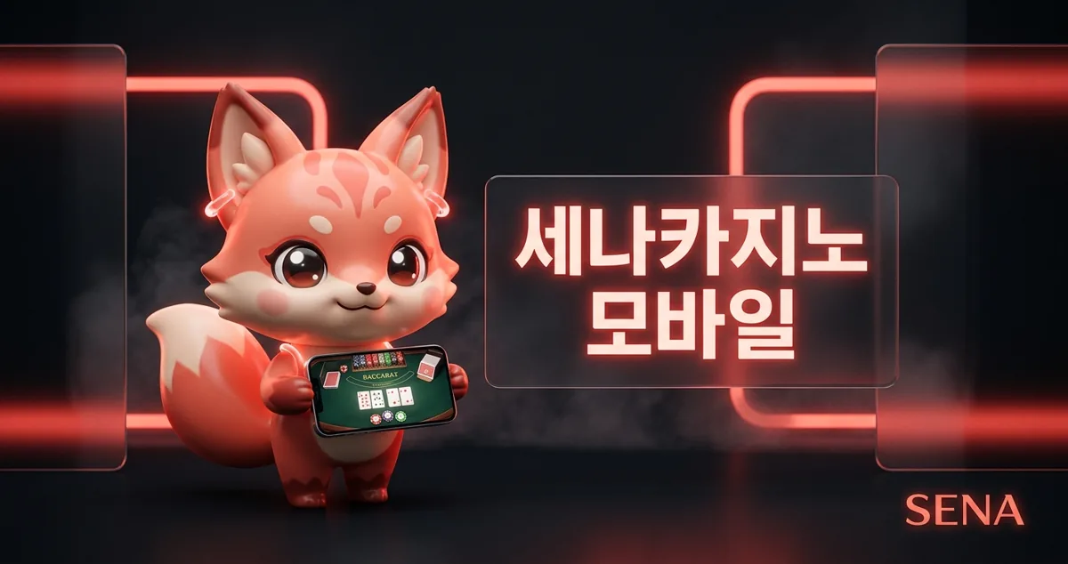 세나카지노 모바일 접속과 이용