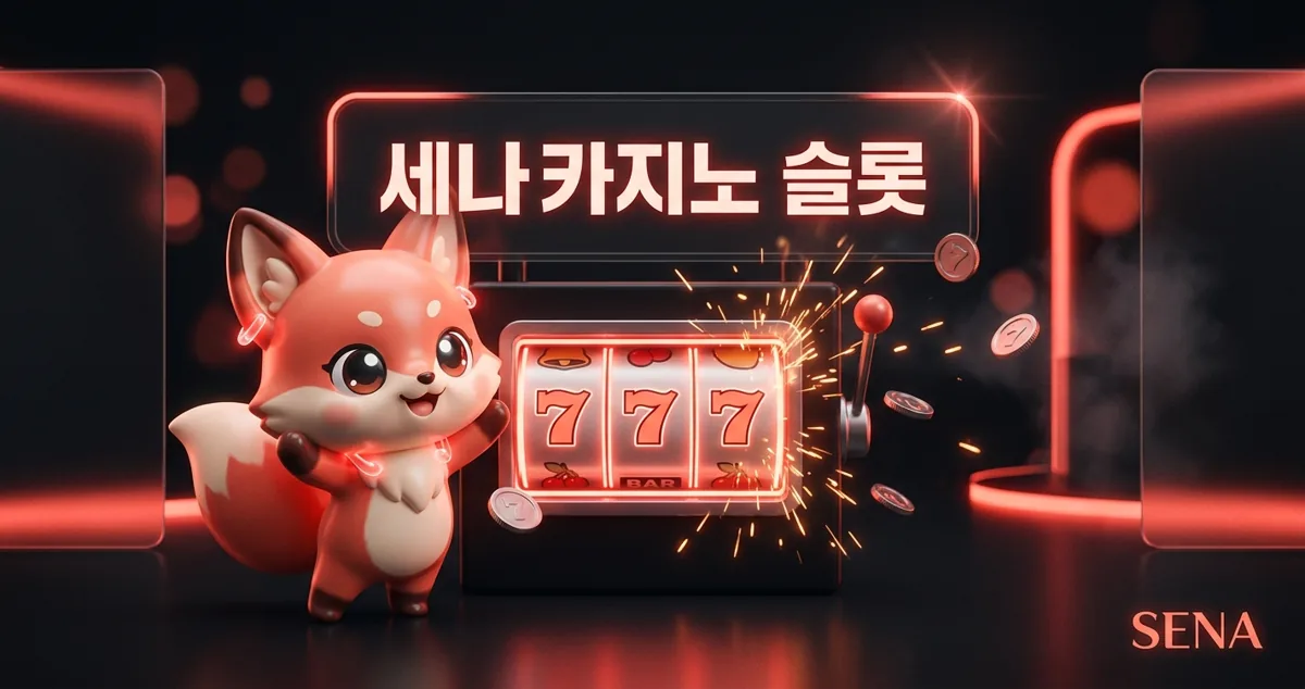 세나카지노 슬롯 종류와 고르는 기준